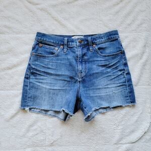 Madewell High Rise Cutoff Denim Shorts